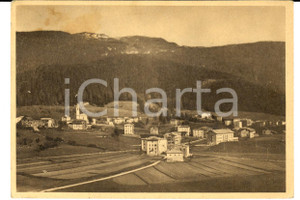 Cartolina originale da collezione 1949 ANDALO (TN) Veduta del paese con la PAGANELLA *Cartolina postale FG VG 1