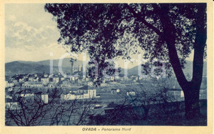 Cartolina originale da collezione 1930 ca OVADA AL Veduta panoramica della cittadina da Nord Cartolina FP NV 1