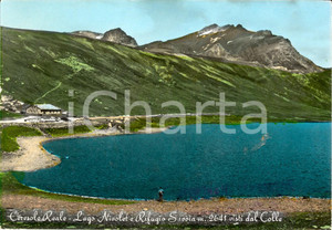Cartolina originale da collezione 1964 CERESOLE REALE TO Lago NIVOLET e rifugio SAVOIA Cartolina FG VG 1