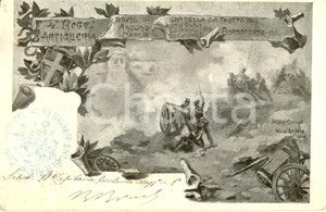 Cartolina originale da collezione 1900 ca 4° Reggimento Artiglieria Cartolina Reggimentale ILLUSTRATA FP VG 1 Cartolina originale da collezione 1900 ca 4° Reggimento Artiglieria Cartolina Reggimentale ILLUSTRATA FP VG 1
