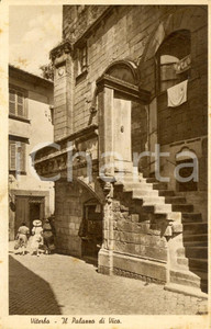 Cartolina originale da collezione 1938 VITERBO Veduta del palazzo di VICO Cartolina postale ANIMATA FP NV 1