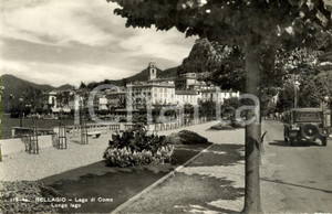 Cartolina originale da collezione 1940 ca BELLAGIO CO Lago di COMO Veduta del lungolago Cartolina ANIMATA FP NV 1