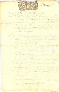 Documento originale, autentico 1735 CASTAGNOLE DELLE LANZE Carlo Giuseppe VOLPI vende terra arativa Manoscritto 1