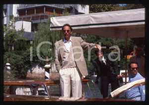 Fotografia d epoca originale Kevin COSTNER  VENEZIA Mostra del Cinema 1995  35 mm vintage slide 60 1