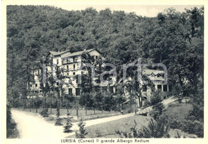 Cartolina originale da collezione 1930 ca LURISIA CN Veduta del grande Albergo RADIUM Cartolina FG NV 1