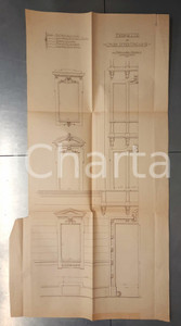 Mappa, planimetria storica 1920 ca BIELLA Progetto di casa per ing. Guido GHERSINA già SCARZELLA 80 x 45 1 Mappa, planimetria storica 1920 ca BIELLA Progetto di casa per ing. Guido GHERSINA già SCARZELLA 80 x 45 1