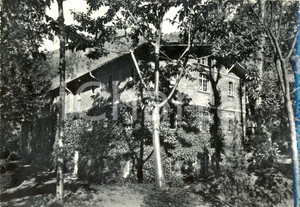 Cartolina originale da collezione 1961 USCIO (GE) Veduta della Colonia della Salute CARLO ARNALDI *Cartolina FG VG 1