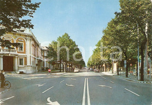 Cartolina originale da collezione 1970 ca BUSTO ARSIZIO (VA) Viale Duca d'Aosta - Cartolina ANIMATA FG VG 1