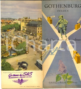 Materiale pubblicitario d’epoca 1951 GOTHENBURG SWEDEN  Illustrated VINTAGE brochure ENGLISH 1