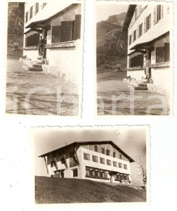 Fotografia d epoca originale 1949 VALSASSINA LC Alpinisti al Rifugio Tedeschi al Pialeral Lotto 3 Foto 9x6 1