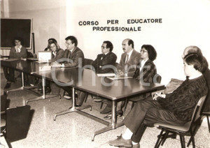 Fotografia d epoca originale 1985 ca PESARO Corso per educatore professionale Foto 1