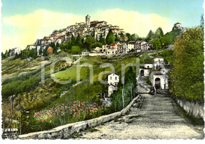 Cartolina originale da collezione 1960 ca VARESE Veduta dal basso del SACRO MONTE Cartolina FG NV 1
