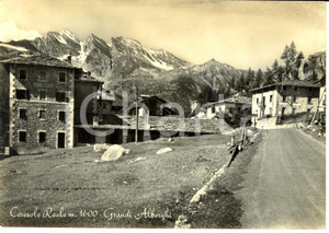 Cartolina originale da collezione 1963 CERESOLE REALE (TO) Veduta del Grand Hotel ristorante *Cartolina FG VG 1