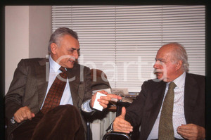 Fotografia d epoca originale 35mm vintage slide 1997 MILANO Giuseppe VACCA Alfredo REICHLIN Ritratto 1 1