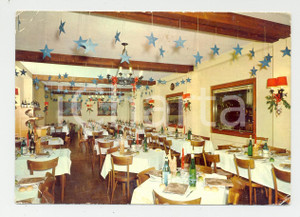 Cartolina originale da collezione 1970 ca PIANI DI PRAGLIA Ceranesi Gran Hotel Praglia Sala feste vintage FG NV 1