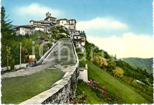 Cartolina originale da collezione 1960 ca VARESE Veduta del SACRO MONTE Cartolina ANIMATA FG NV 1