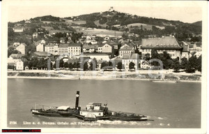 Cartolina originale da collezione 1930 Linz, Piroscafo a vapore JEAN MILLOT, nave 1