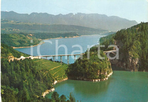 Cartolina originale da collezione 1979 VAL DI NON TN Ponte del Castelaz e Lago di Santa Giustina Cartolina FG VG 1