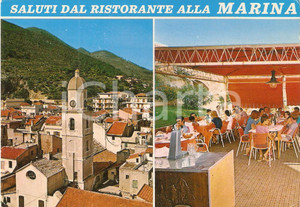 Cartolina originale da collezione 1975 ca BORGHETTO SANTO SPIRITO SV Ristorante ALLA MARINA Cartolina FG NV 1