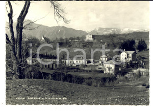 Cartolina originale da collezione 1957 SAN FEDELE INTELVI (CO) Veduta panoramica con monte GENEROSO FG VG 1