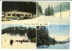 Cartolina originale da collezione 1987 PISOGNE BS Vedutine Val PALOT e Ristorante DUADELL Cartolina FG VG 1