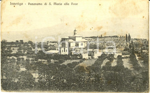 Cartolina originale da collezione 1920 ca INVERIGO (CO) Panorama SANTA MARIA ALLA NOCE *Cartolina DANNEGGIATA NV 1