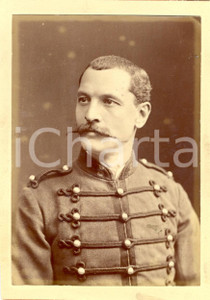 Fotografia d epoca originale 1910 ca PARIS FRANCE Portait d officier du 5e Infanterie Photo MARIUS 1