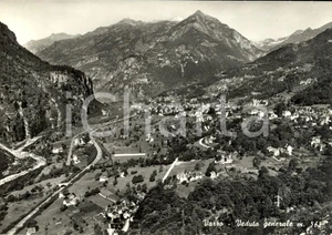 Cartolina originale da collezione 1957 VARZO VB Veduta panoramica paese e vallata Cartolina postale FG VG 1