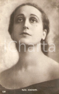 Cartolina originale da collezione 1925 ca CINEMA Ritratto Italia ALMIRANTE Attrice *Cartolina FP NV 1