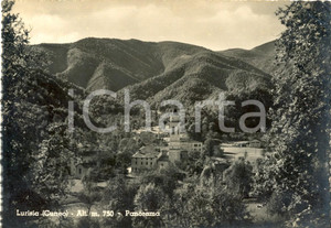 Cartolina originale da collezione 1953 ROCCAFORTE MONDOVI  CN Veduta panoramica di LURISIA Cartolina postale FG 1