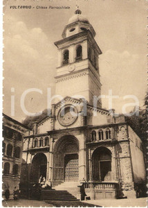 Cartolina originale da collezione 1954 VOLTAGGIO (AL) Chiesa Parrocchiale *Cartolina FG VG 1