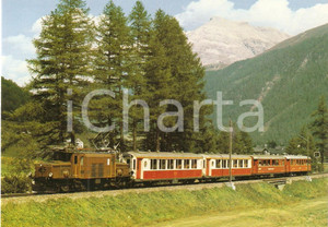 Cartolina originale da collezione 1979 BEVER SVIZZERA Rhätische Bahn RhB Locomotiva Ge 6/6 I 405 Cartolina FG NV 1