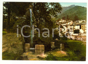 Cartolina originale da collezione 1972 ROSAZZA BI Fontana della VALLIGIANA Cartolina postale ANIMATA FG VG 1