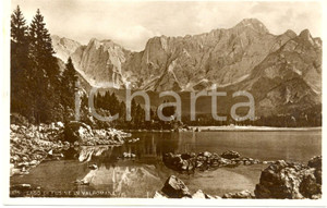 Cartolina originale da collezione 1941 TARVISIO UD Lago di FUSINE in VALROMANA Panorama Cartolina postale FP VG 1