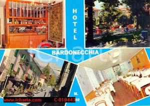 Cartolina originale da collezione 1970 ca BARDONECCHIA (TO) Hotel Ristorante Vedutine VINTAGE *Cartolina FG NV (3) 1