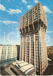 Cartolina originale da collezione 1970 MILANO ARCHITETTURA Veduta della TORRE VELASCA Cartolina FG VG 1