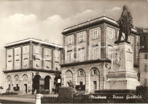 Cartolina originale da collezione 1960 ca MACERATA Scorcio di Piazza Garibaldi Cartolina FG VG 1