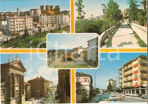 Cartolina originale da collezione 1965 ca FOSSANO CN Vedutine con Mercato suini ed equini Cartolina FG NV 1