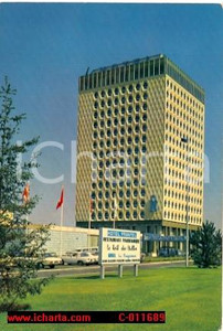 Cartolina originale da collezione 1973 RUNGIS F Hotel FRANTEL le toit des HALLES Cartolina VINTAGE FG VG 1