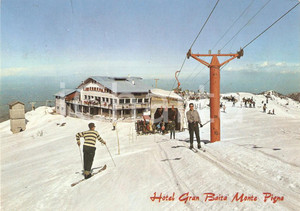 Cartolina originale da collezione 1980 ca LURISIA CN Hotel Gran Baita Monte PIgna Cartolina FG NV 1