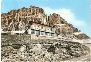 Cartolina originale da collezione 1961 TRE CIME DI LAVAREDO BL Rifugio Auronzo  Timbro CAI Cartolina FG VG 1