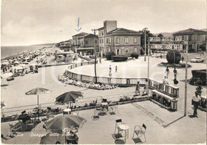 Cartolina originale da collezione 1964 PESCARA Spiaggia della pineta con Bar Lido delle Sirene Cartolina FG VG 1