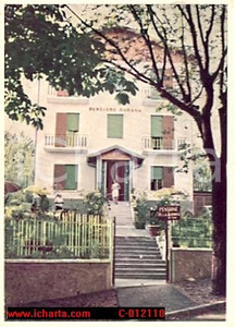 Cartolina originale da collezione 1961 SALSOMAGGIORE TERME PR Pensione Villa AURORA NUOVA Cartolina VINTAGE FG 1