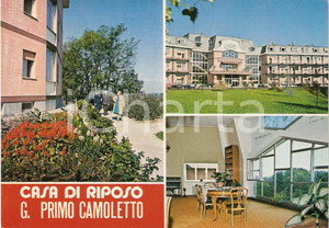 Cartolina originale da collezione 1970 ca VOLPIANO TO Casa di riposo Gina PRIMO CAMOLETTO Cartolina VINTAGE 1