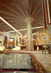 Cartolina originale da collezione 1961 TORINO Interno Palazzo del Lavoro per Centenario UNITA  D ITALIA FG VG 1