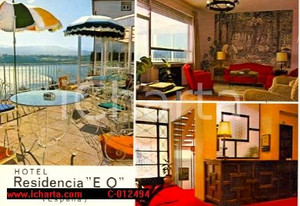 Cartolina originale da collezione 1975 ca RIBADEO SPAGNA Vedutine Residencia EO Cartolina VINTAGE FG NV 1