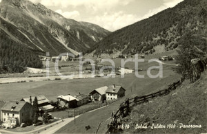 Cartolina originale da collezione 1956 STELVIO BZ Panorama della frazione SOLDA Cartolina postale FP VG 1