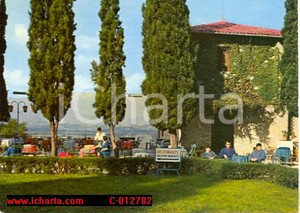 Cartolina originale da collezione 1968 CONEGLIANO TV Ristorante Belvedere al Castello FG VG 1