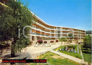 Cartolina originale da collezione 1969 PIETRA LIGURE SV Colonia Marina CITTA  DI MILANO Cartolina ANIMATA FG VG 1