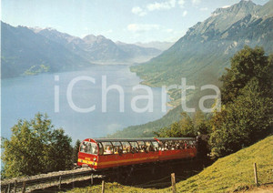 Cartolina originale da collezione 1975 ca SVIZZERA Brienz Rothorn Bahn BRB Treno panoramico Cartolina FG NV 1